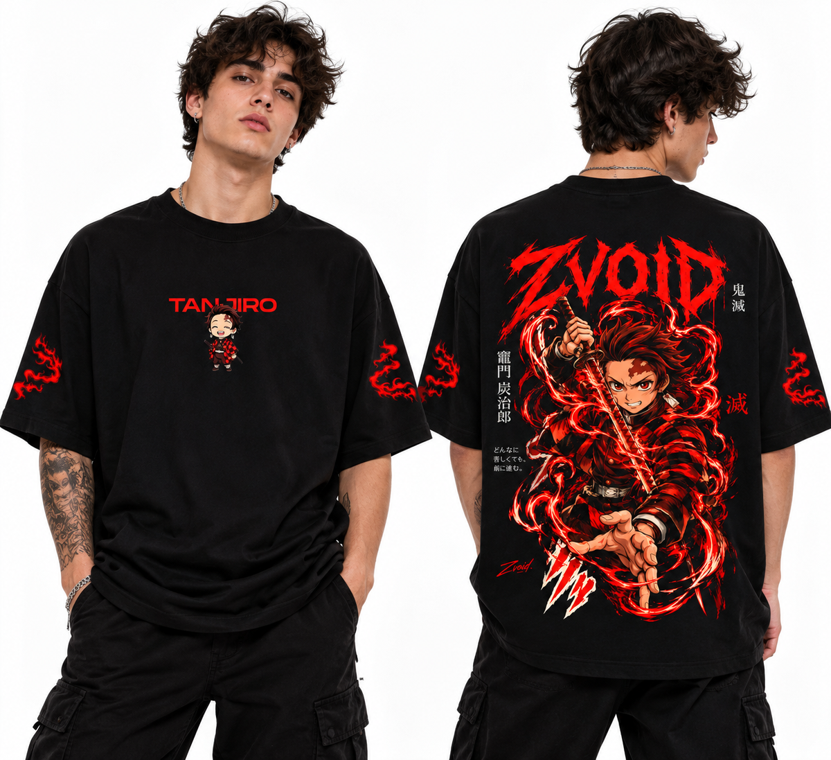 Camiseta Tanjiro -- Demon Slayer | ZVOID