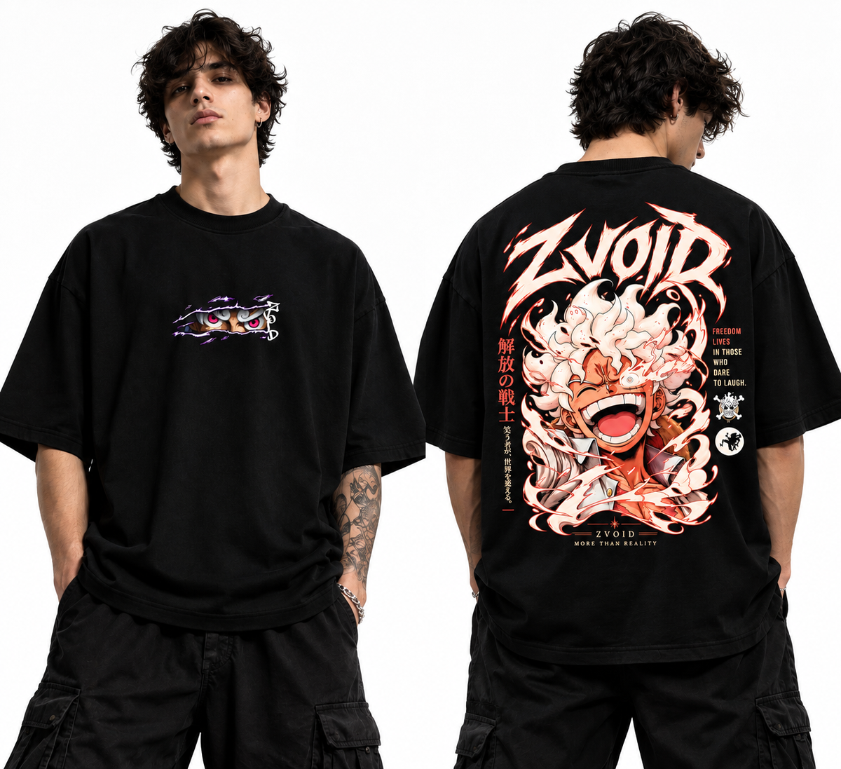 Camiseta Luffy Gear 5 -- One Piece | ZVOID